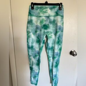 Buff bunny Green & Blue Tie-Dye Leggings